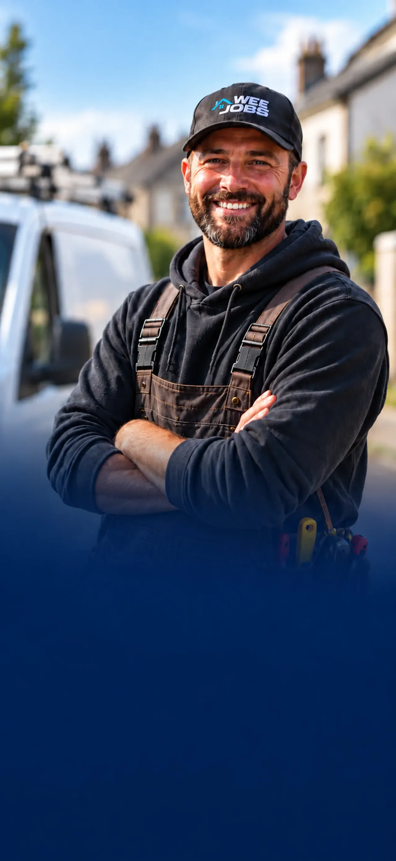A local tradesperson ready for work